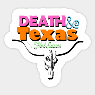 Death & Texas hot sauce Sticker